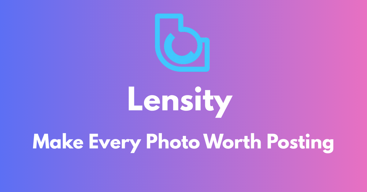 Lensity Screenshot